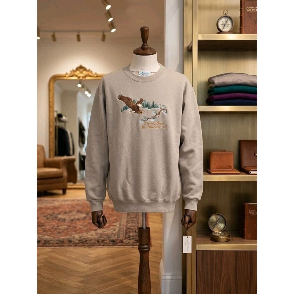 Artisans Heavyweight Embroidered Eagle Sweatshirt